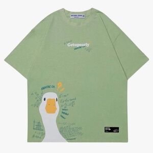 Aelfric eden duck graphic green tee. Sz md